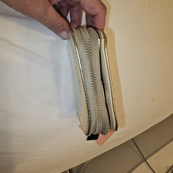 Kedzie Gold Zip Around Wallet - Picture 4 of 10